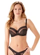 Бюстгальтер Gossard Contradiction 20005 балконет з м'якою чашкою з люрексом 75D Black Silver (5053014911669) - изображение 2
