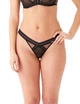 Трусики Gossard Contradiction 20006 спокусливі стрінги з мережива з відтінками блиску L Black Silver (5053014909291) - зображення 1