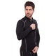 Спортивная компрессионная футболка мужская Zelart Fit 505 размер 3XL (185-190 см) Black-White - изображение 2