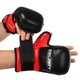 Рукавички для змішаних єдиноборств Zelart Fight 4612 L Black-Red - зображення 1