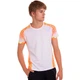 Футболка спортивна чоловіча Zelart 7319 розмір L (46-48) White-Orange - зображення 3