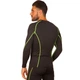 Спортивная компрессионная футболка мужская Zelart Fit 1001 размер 3XL (185-190 см) Black-Green - изображение 2