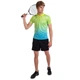 Футболка поло спортивная мужская Zelart Fit 7321 размер L (46-48) Light Green-Blue - изображение 6