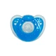 Детская пустышка силиконовая Mega Zayka MGZ-0517(Blue) круглая - изображение 3