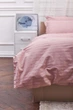 Комплект постельного белья Moon&Star Satin Stripe «Stripe Pink» полуторный евро 160х220 наволочки 2х70х70 (MS-820003627) - изображение 3