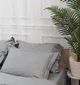 Комплект постельного белья Moon&Star Satin Stripe «Stripe Gray» King Size 220x240 наволочки 2х40х60 (MS-820003640) - изображение 4