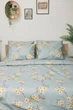 Комплект постельного белья Moon&Star полуторный 143х210 наволочки 4х70х70 Spring Flower Микросатин Premium (MS-820001407) - изображение 3