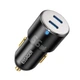 Автомобильное зарядное устройство Essager City Dual Type-C Car Charger 66W Black (ECC2C-FF01) - изображение 1