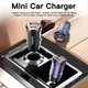 Автомобильное зарядное устройство Essager Gyroscope Mini 45W Car Charger USB-A + Type-C Blue (ECCAC45-TL03-Z) - изображение 3
