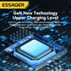 Мережевий зарядний пристрій ESSAGER Advance 140W GaN Travel Charger 2 Type C + USB A EU Black (ECT2CA-ZCB01-Z) - зображення 5