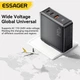Мережевий зарядний пристрій ESSAGER Advance 140W GaN Travel Charger 2 Type C + USB A EU Black (ECT2CA-ZCB01-Z) - зображення 6
