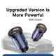 Автомобильное зарядное устройство Essager Gyroscope Mini Charger USB-A + Type-C 30W Blue (ECCAC-TL03) - изображение 7