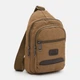 Сумка слинг через плечо мужская тканевая Laras C10HSSA511br Коричневый (ROZ6501007238) - изображение 3