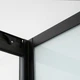 Душевой бокс DUSEL GLARE Black Matt 90x90x210 стекло прозрачное, профиль черный, без крыши - изображение 12