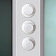 Душевой бокс DUSEL GLARE White Matt 90x90x210 стекло прозрачное, профиль белый, без крыши - изображение 4