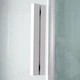 Душевой бокс DUSEL GLARE White Matt 90x90x210 стекло прозрачное, профиль белый, без крыши - изображение 5