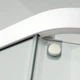 Душевой бокс DUSEL GLARE White Matt 90x90x210 стекло прозрачное, профиль белый, без крыши - изображение 6