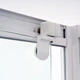 Душевой бокс DUSEL GLARE White Matt 90x90x210 стекло прозрачное, профиль белый, без крыши - изображение 13
