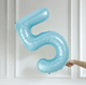 Фольгированная Цифра 5 Размер 75см | Sugar Blue - изображение 2