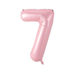 Фольгированная Цифра 7 Размер 75см | Sugar Pink - изображение 1