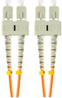 Patchcord optyczny Lanberg MM SC/UPC - SC/UPC Duplex om2 3 mm 2 m Orange (FO-SUSU-MD21-0020-OG) - obraz 1