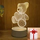 3D світильник-нічник «Плюшевий Ведмедик» ST - зображення 1