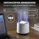 Увлажнитель воздуха с RGB-подсветкой и синхронизацией с музыкой, резервуар 800 мл, белый, бесшумный, для дома и офиса - изображение 8