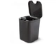 Ведро для мусора 2 л с крышкой пластиковое MVM BIN-06 2L ANTHRACITE - изображение 1