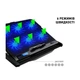 Подставка для ноутбука DYXON FIX COOLING 4 Black (DXNLSFC4B) - изображение 9
