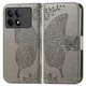 Чохол-книжка з малюнком UniCase Butterfly Pattern для Xiaomi Poco X6 Pro - Grey - зображення 1