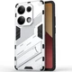 Захисний чохол з підставкою Deexe Bibercas для Xiaomi Redmi Note 13 Pro 4G / Poco M6 Pro - White - зображення 2