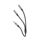 Кабель перехідник 2в1 HOCO UPA21 male to 2female 0.25 м Black - зображення 9