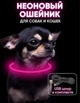 Нашийник світиться для собак Led з USB розмір M 50 см Червоний - зображення 3