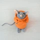 М'яка іграшка Kidsqo Мишеня Сніффі 15cм сірий з помаранчевим (KD175) - зображення 2
