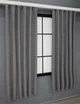 Комплект коротких штор VR-Textil Мікровелюр SPARTA № 842ш Сірий 130х170 см 2 шт (35-0022) - зображення 4