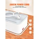 Удлинитель сетевой LDNIO Management Power Strip Box SN5310 |3USB, QC, 5 Sockets, 15.5W/10A| белый - изображение 7