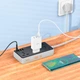 Подовжувач мережевий HOCO Storm 3-position socket AC8A |3USB/1Type-C, PD/QC, 3A/30W| - зображення 7
