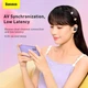 Наушники Baseus True Wireless Earphones Bowie E2 |BT5.2, 40/300mAh, 5H, Location, OTA| (NGTW090001) черные - изображение 8