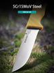 Ніж туристичний HX Outdoors Handao 3rd Generation Outdoor Knife Black (TD-17B) - зображення 3