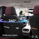 Набор автомобильных чехлов Amio Otom Sport Plus 103 Burgundy NZ Красных (OT78482) (784821) - изображение 3