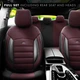 Набор автомобильных чехлов Amio Otom Sport Plus 103 Burgundy NZ Красных (OT78482) (784821) - изображение 4