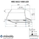 Вытяжка кухонная Minola HBS 5652 BL 1000 LED - изображение 7