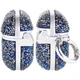 TPU чохол Bling World Rock Diamond для навушників AirPods Pro / Airpods Pro 2 Синій - зображення 3