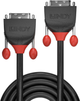 Kabel Lindy Black Line DVI-D - DVI-D 3 m Black (4002888362535) - obraz 1