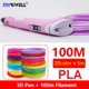 3D-ручка MYRIWELL 2 RP100B Pink (ABS, PLA) + PLA пластик (20 цветов) 109 метров, Защитные накладки и Трафареты - изображение 11