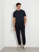 Футболка хлопковая мужская Guess Z2YI11-J1314-DPM L Темно-синяя (7622078535159) - изображение 3