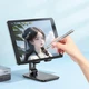 Стилус Hoco GM110 Transparent для iPad от 2018 (с магнитным креплением, зарядка от устройства) - Черный - изображение 3