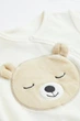 Чоловічок велюровий для хлопчика H&M 1085412-001 092 см (18-24 months) молочний - зображення 2