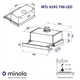 Вытяжка кухонная Minola MTL 6292 BL 700 LED - изображение 5
