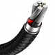 Кабель Baseus Cafule Metal Data USB to Type-C 66W 0.25m Cable Black - зображення 4
